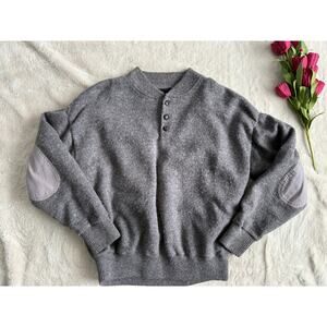 Cabela's Vintage Wind Stopper Sweater Wool Blend Size Medium